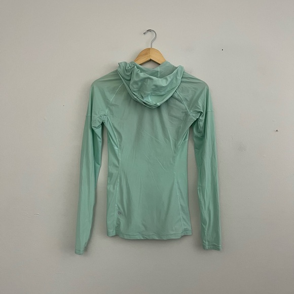 Lululemon Runbeam Mint Athletic Hoodie Size 2 - Picture 6 of 9